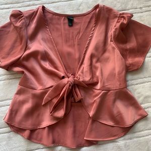 Target cropped blouse L